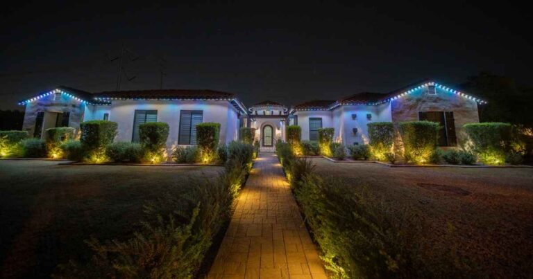 smart outdoor lighting curb appeal