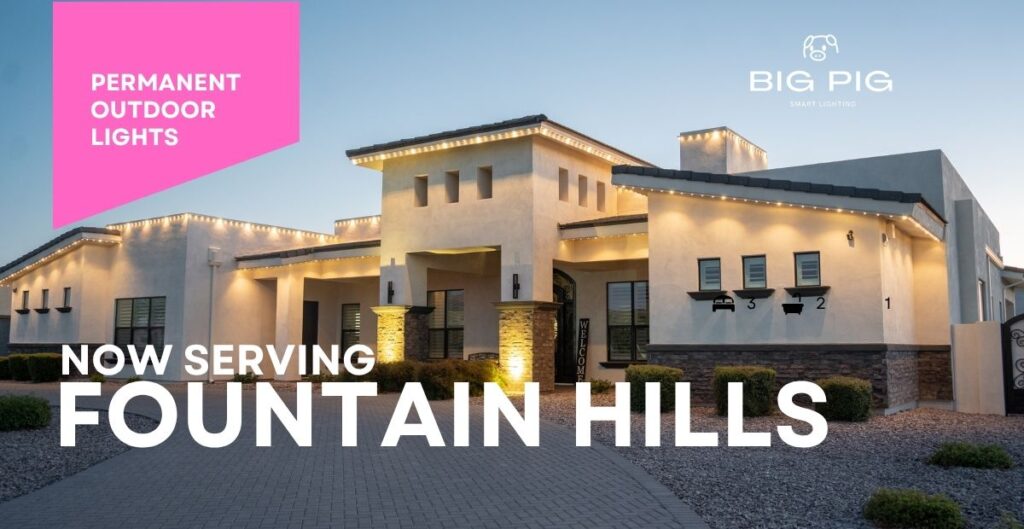Permanent Outdoor Lights Fountain Hills