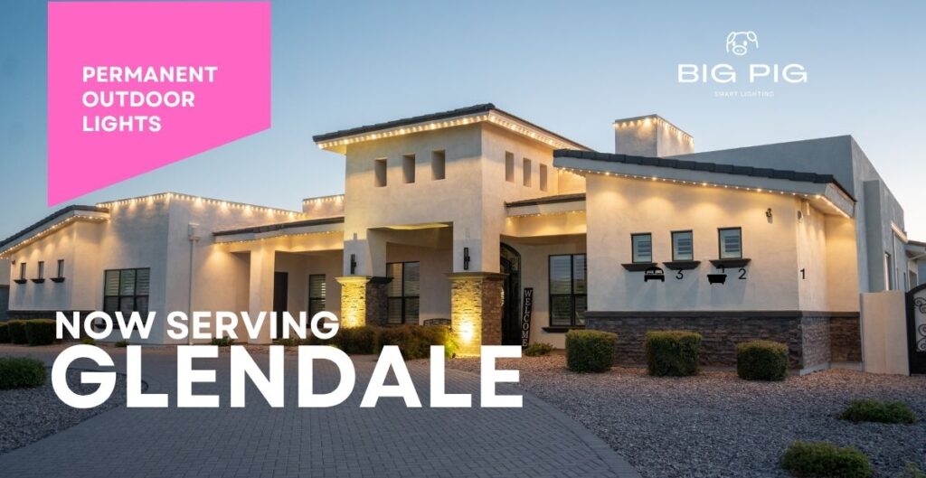 permanent outdoor lights Glendale​