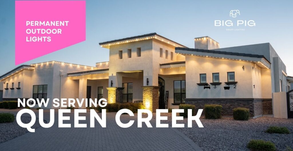 Permanent Outdoor Lights Queen Creek