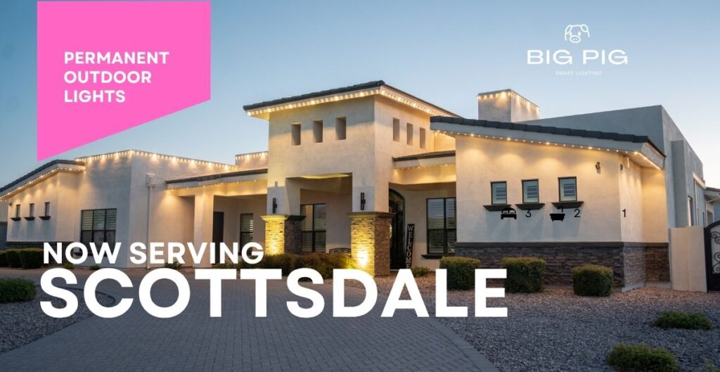 permanent outdoor lights Scottsdale​