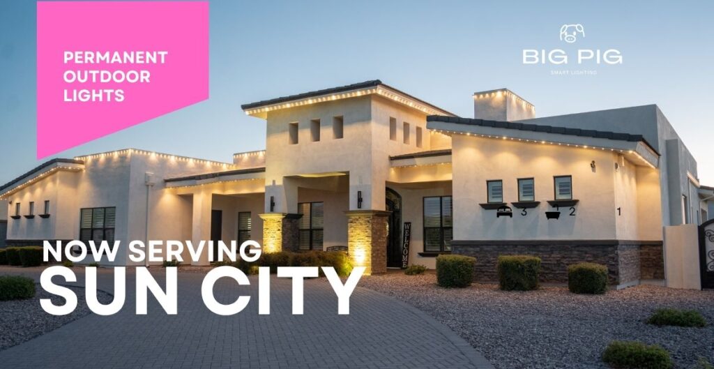 permanent outdoor lights Sun City​