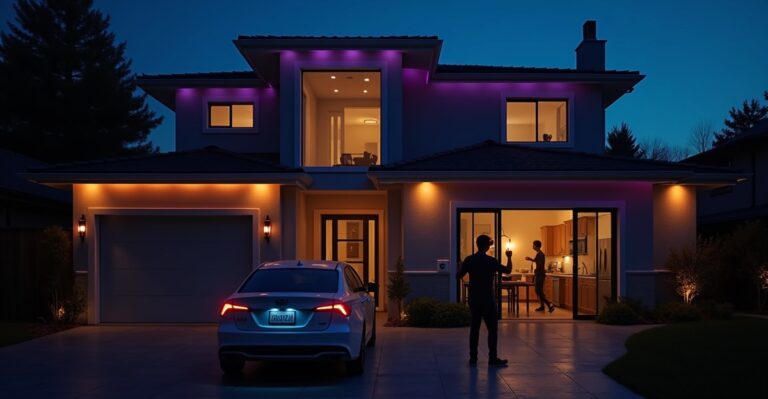 controlling permanent outdoor lighting