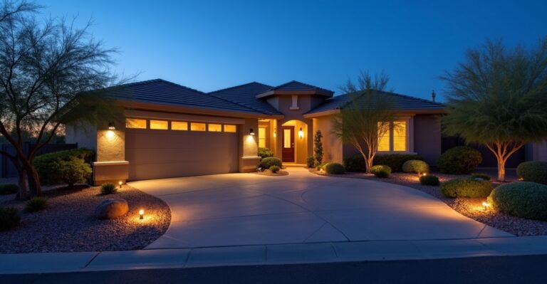 driveway safety permanent lighting