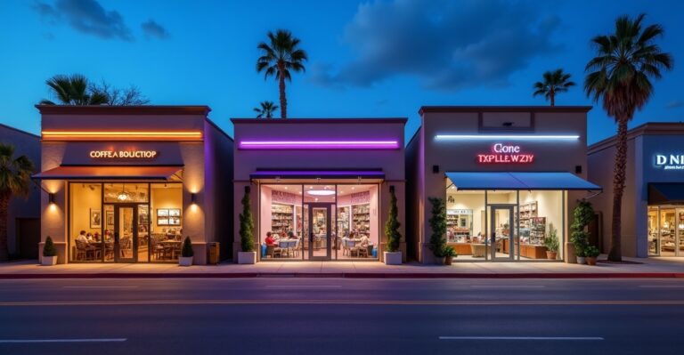 permanent lighting for businesses