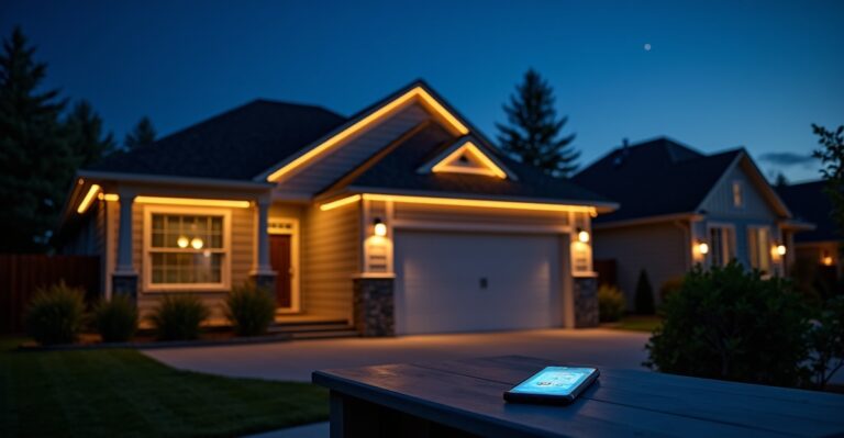 permanent lighting vs flood lights