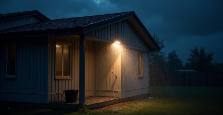 permanent lights rain resistant