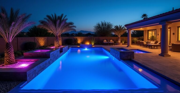 permanent pool lighting ideas