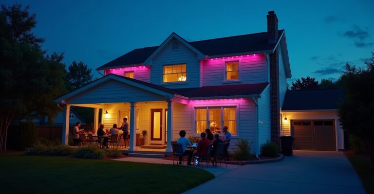 music sync permanent lighting