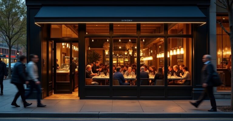 restaurant sales permanent lighting