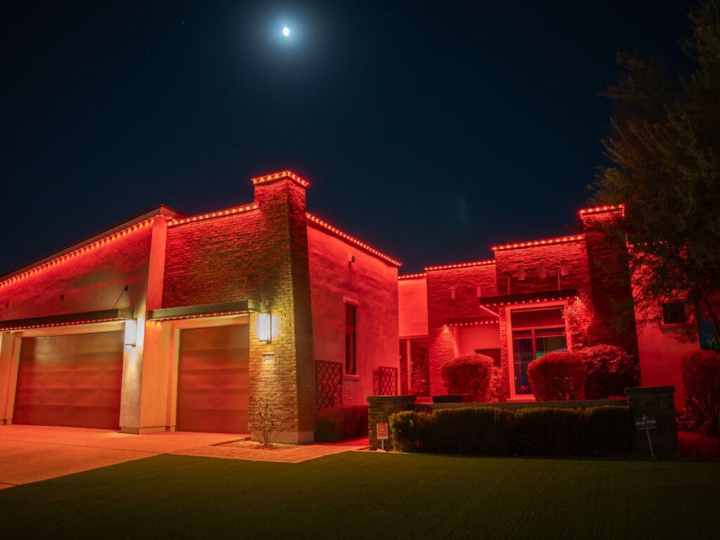 outdoor ambient lighting installation Phoenix