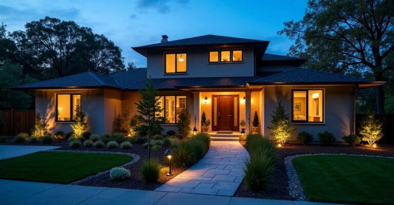 outdoor lighting color ideas