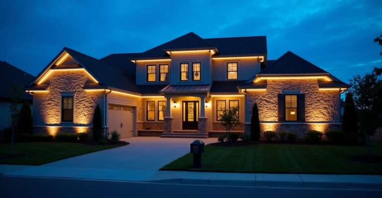 roofline lighting ideas