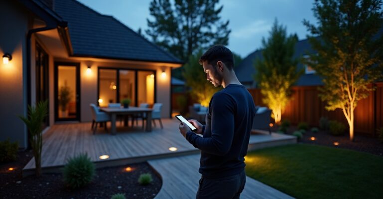 app controlled outdoor lights