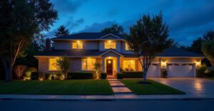 outdoor lighting home value