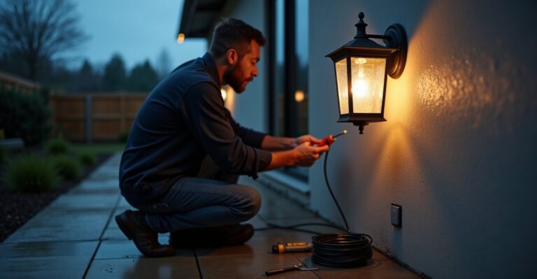 weatherproof outdoor lighting