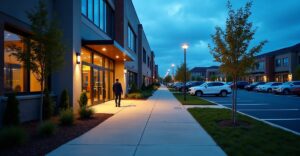 commercial outdoor lighting ideas